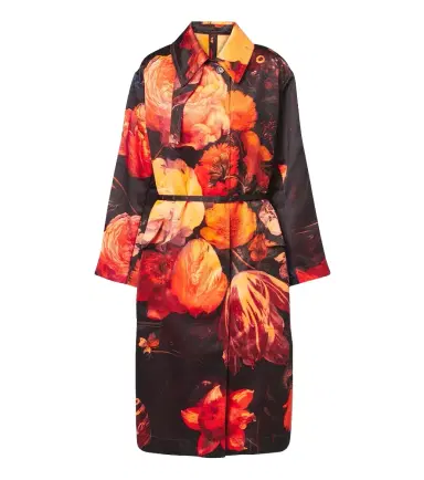 Dries Van Noten Floral belted coat | Thumbnail 1