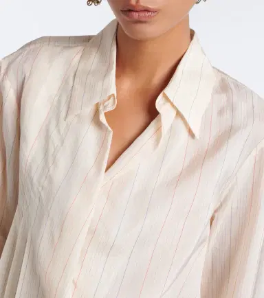 Dries Van Noten Striped wrap top | Thumbnail 6