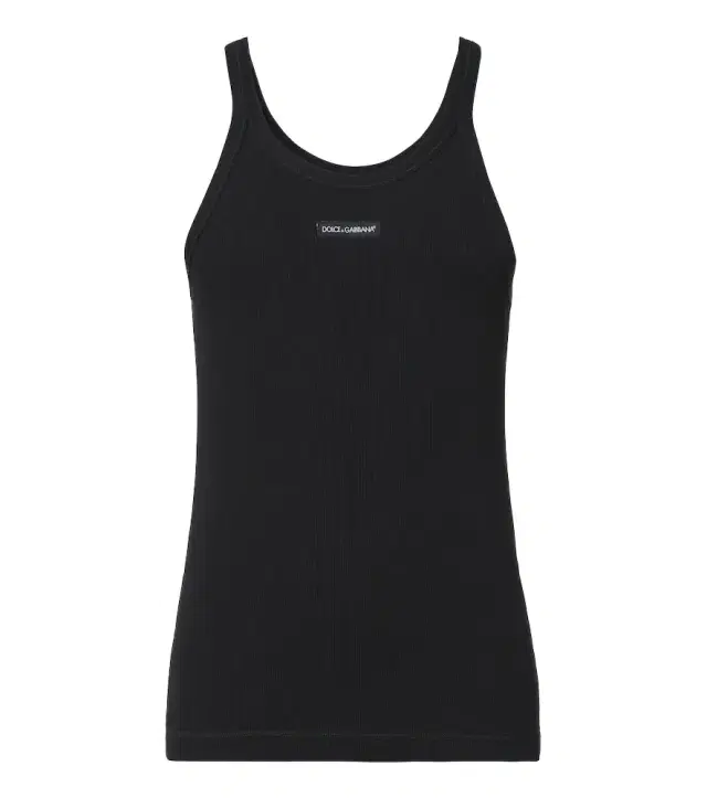 Dolce & Gabbana Logo ribbed-knit cotton tank top