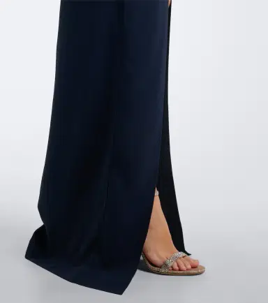 Taller Marmo Brooks scarf-detail crêpe cady gown | Thumbnail 2
