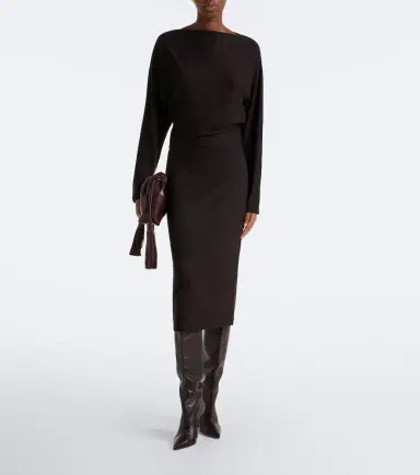 Vince Draped sweater dress | Thumbnail 5