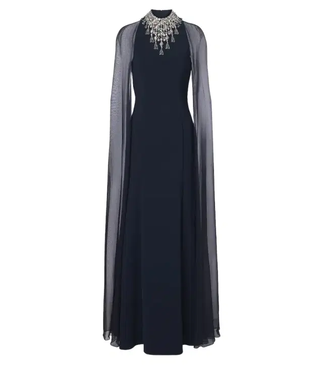 Jenny Packham Kalypto crystal-embellished gown