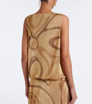 PUCCI Marmo Lurex voile top | Thumbnail 2 PUCCI Marmo Lurex voile top | Thumbnail 2