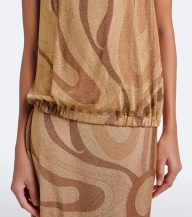 PUCCI Marmo Lurex voile top | Thumbnail 6 PUCCI Marmo Lurex voile top | Thumbnail 6