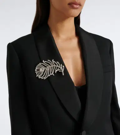 Jennifer Behr Pluma embellished brooch | Thumbnail 4