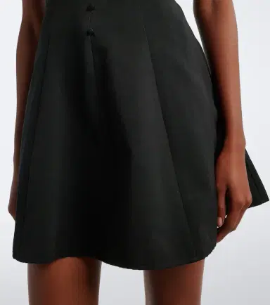 Staud Stella halterneck cotton-blend minidress | Thumbnail 2