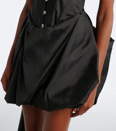 Staud Fabianne silk corset dress | Thumbnail 3