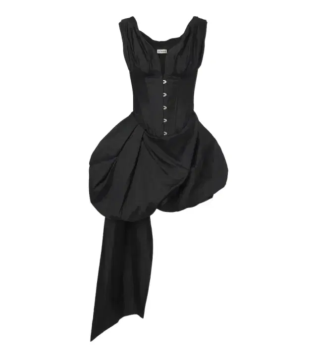 Fabianne silk corset dress