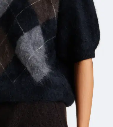 Lisa Yang Juniper argyle cashmere sweater | Thumbnail 6