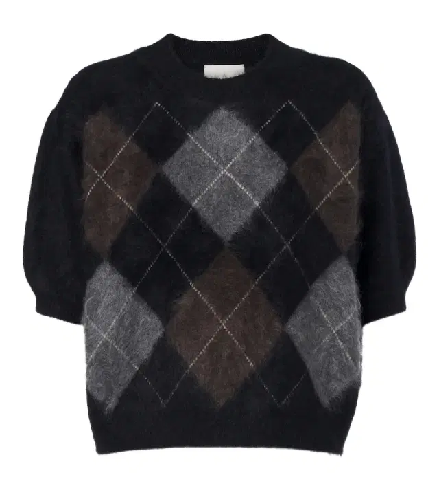 Juniper argyle cashmere sweater