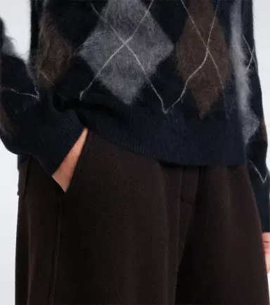 Lisa Yang Margy argyle cashmere sweater | Thumbnail 2