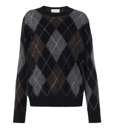 Lisa Yang Margy argyle cashmere sweater | Thumbnail 1