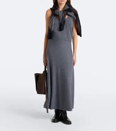 Lisa Yang Torie cashmere midi skirt | Thumbnail 2