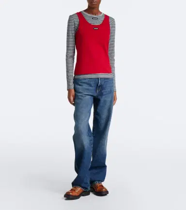 Miu Miu Cotton jersey T-shirt and tank top set | Thumbnail 3