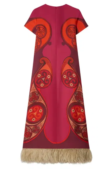 La DoubleJ Feather Swing Dress - Alchemy Placee | Thumbnail 3