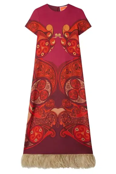 La DoubleJ Feather Swing Dress - Alchemy Placee | Thumbnail 1