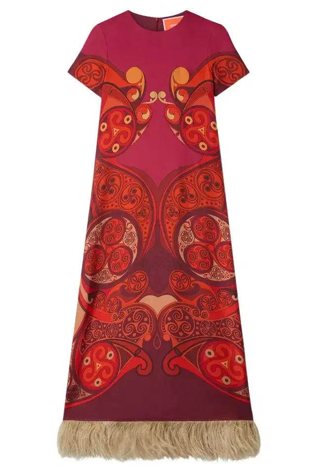 La DoubleJ Feather Swing Dress - Alchemy Placee