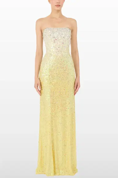 Jenny Packham Marle Saint Embellished Strapless Maxi Dress | Thumbnail 2