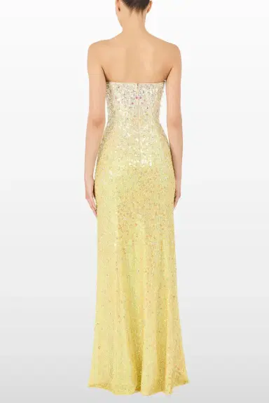 Jenny Packham Marle Saint Embellished Strapless Maxi Dress | Thumbnail 5