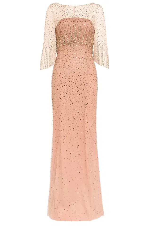Jenny Packham Kiya Beaded Crystal Gown