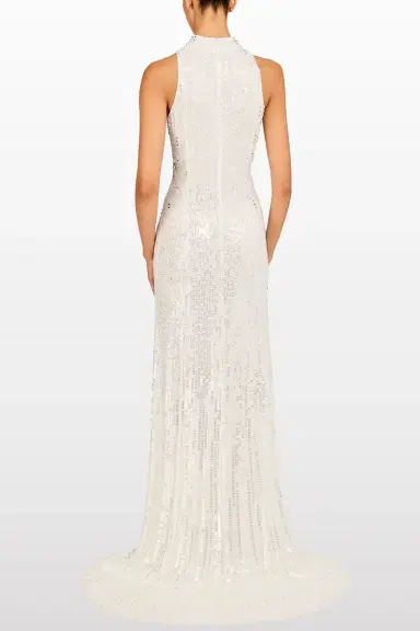 Jenny Packham Benue Sequin Beaded Gown | Thumbnail 4