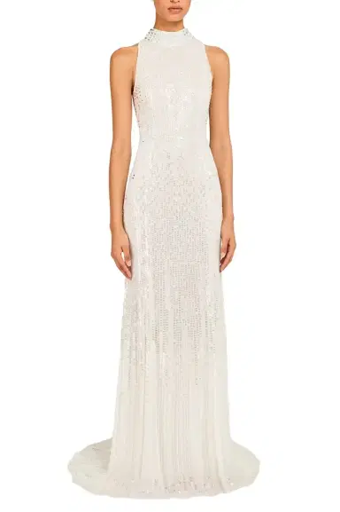 Jenny Packham Benue Sequin Beaded Gown | Thumbnail 1