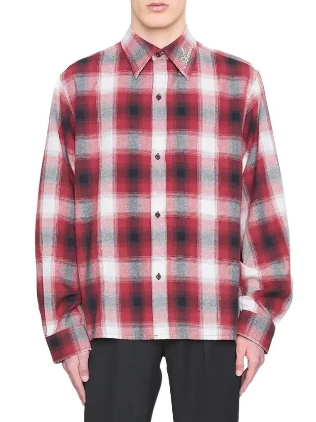 AMIRI Men's Cotton Flannel Shirt