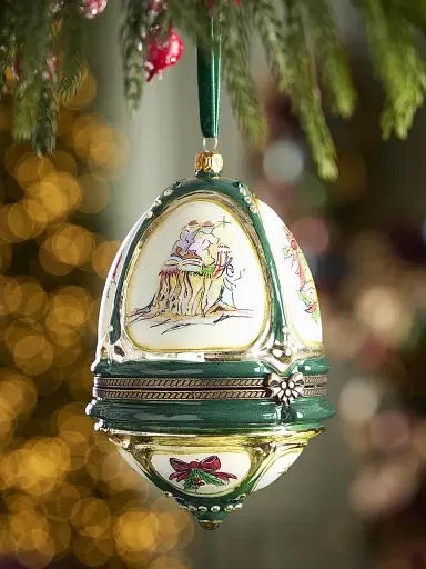 Komozja Baby Jesus Hinged Egg Ornament | Thumbnail 3 Komozja Baby Jesus Hinged Egg Ornament | Thumbnail 3