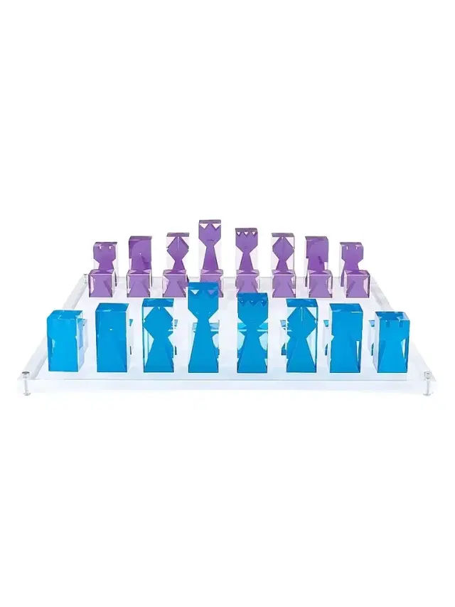 Jonathan Adler Acrylic Chess Set