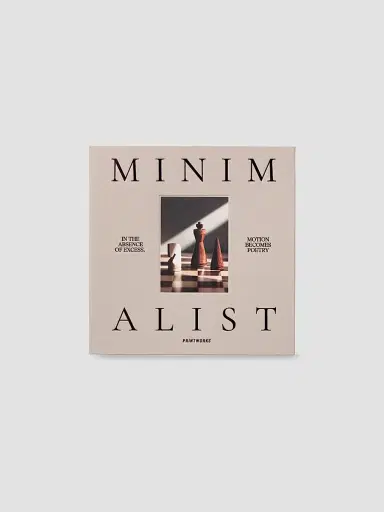 Printworks Minimalist Wood Chess Set | Thumbnail 3