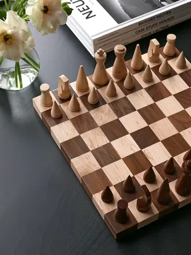 Printworks Minimalist Wood Chess Set | Thumbnail 8
