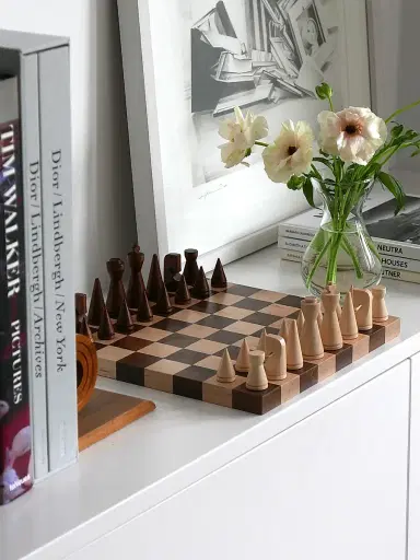 Printworks Minimalist Wood Chess Set | Thumbnail 9