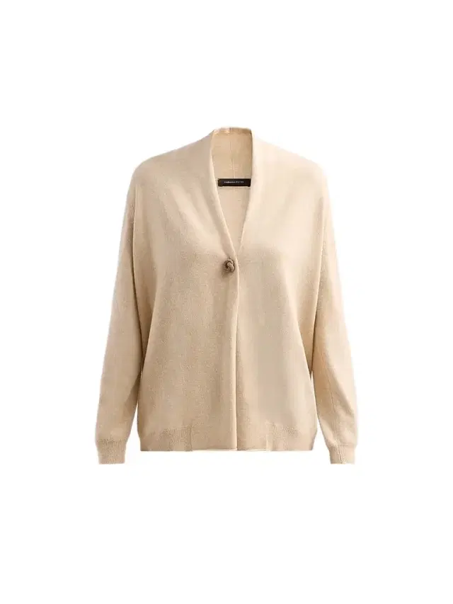 Women's Platinum Virgin Wool-Blend Cardigan