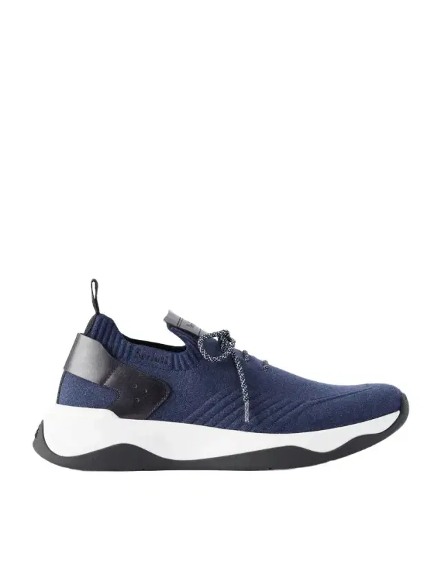 Berluti Shadow Leather-Trimmed Mesh Sneakers - Men