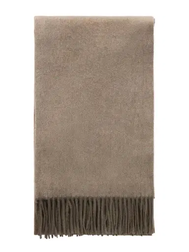 Johnstons of Elgin Umbra Fringed Cashmere Scarf - Men | Thumbnail 1