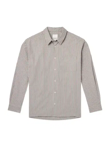A.P.C. Malo Striped Cotton-Poplin Shirt - Men | Thumbnail 1