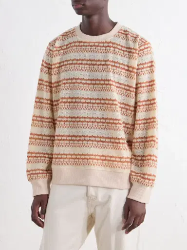 Corridor Striped Pointelle-Knit Sweater - Men | Thumbnail 3