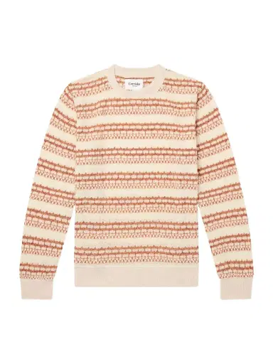 Corridor Striped Pointelle-Knit Sweater - Men | Thumbnail 1