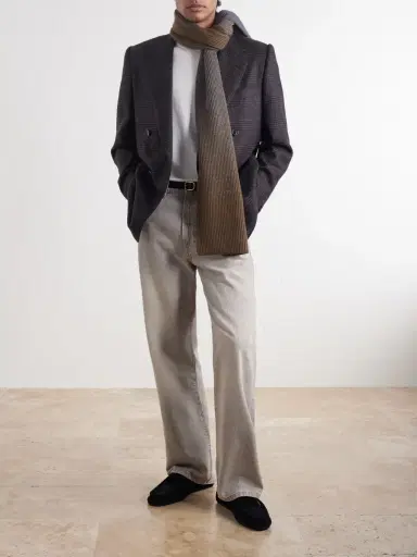 Johnstons of Elgin Pioneer Cashmere Scarf - Men | Thumbnail 2