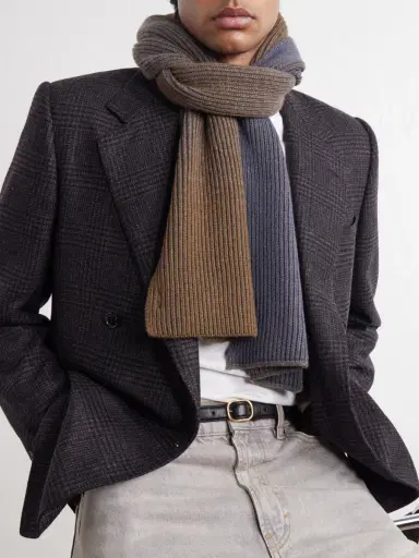 Johnstons of Elgin Pioneer Cashmere Scarf - Men | Thumbnail 3