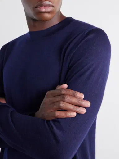 MR P. Cashmere and Silk-Blend Sweater - Men | Thumbnail 5