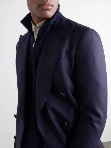 Thom Sweeney Cashmere Half-Zip Sweater - Men | Thumbnail 5