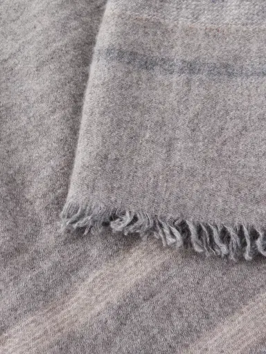 Johnstons of Elgin Kerrera Checked Cashmere Scarf - Men | Thumbnail 4 Johnstons of Elgin Kerrera Checked Cashmere Scarf - Men | Thumbnail 4