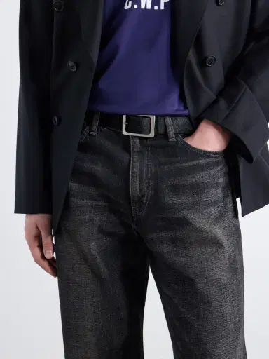 Neighborhood 3cm Calf Hair Belt - Men | Thumbnail 2
