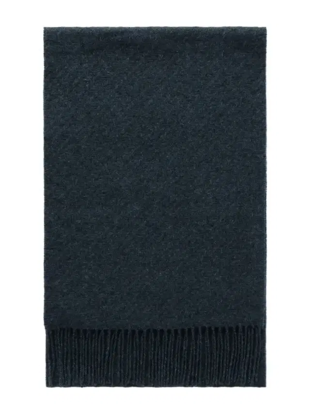 Johnstons of Elgin Fringed Cashmere Scarf - Men