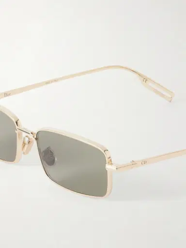 DIOR Eyewear DiorBlackSuit S21U Square-Frame Gold-Tone Sunglasses - Men | Thumbnail 3 DIOR Eyewear DiorBlackSuit S21U Square-Frame Gold-Tone Sunglasses - Men | Thumbnail 3