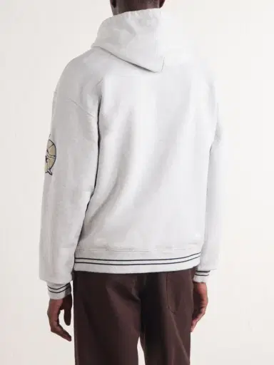 Aimé Leon Dore Logo-Appliqué Cotton-Jersey Hoodie - Men | Thumbnail 4 Aimé Leon Dore Logo-Appliqué Cotton-Jersey Hoodie - Men | Thumbnail 4