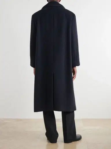 Loewe Double-Breasted Wool and Lama-Blend Coat - Men | Thumbnail 4