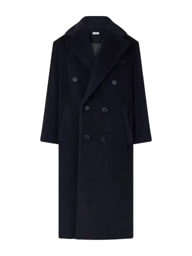 Loewe Double-Breasted Wool and Lama-Blend Coat - Men | Thumbnail 1