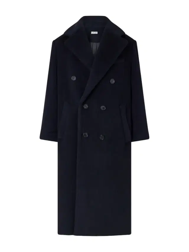 Loewe Double-Breasted Wool and Lama-Blend Coat - Men